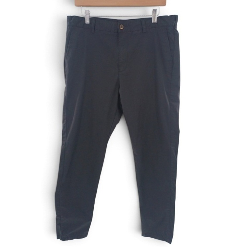 Polo Ralph Lauren Chino Pants Men 40x28 Black Cotton Twill Straight Leg Workwear